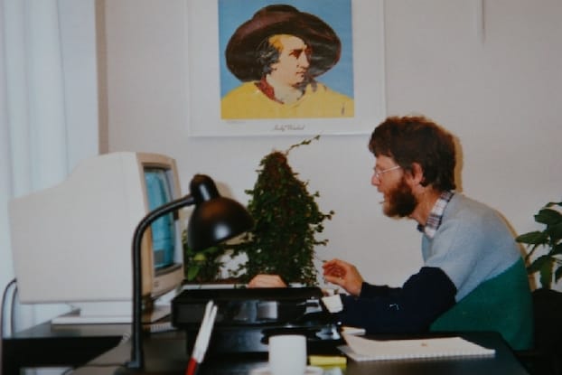 Jens Wilms from ppi Media in 1984